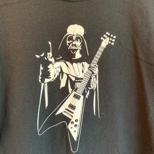 Darth Vader Playing Bass black tee XL